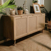 Buffet Bali 51A 3 portes effet cannage