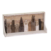 Étagère minable avec maisons cm 82 x 20 x 38 h