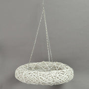 Couronne suspendue blanche cmø60h12