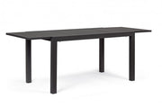 Table d'extérieur extensible en aluminium Anthracite 140 - 210x77x h75 cm