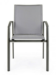 Fauteuil de jardin en aluminium anthracite Cruise