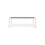Table d'extérieur 200-300x95x74h Blanc