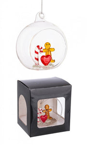 6x Boule Ouverte Vt Yule Candy C