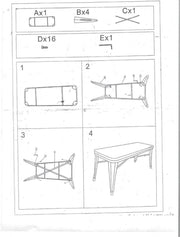 Banc en fer avec dossier blanc antique 111 x 51 xh 82,5 cm