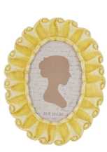 Petit cadre photo ovale jaune te-2205 cm. 18,6 x 2,2 heures 21,3