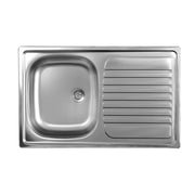 Évier de cuisine encastrable en inox avec égouttoir à droite 50x79 cm (N273DX35)