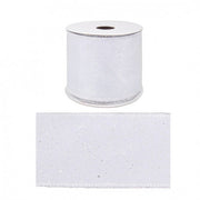 Ruban Luxe Blanc Pailleté 12x4M Display12