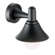 Petit applique à la ligne de soda noire E27 inférieure