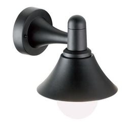 Petit applique à la ligne de soda noire E27 inférieure