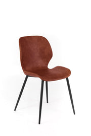 Lot de 4 chaises en soft-touch 55cm x 45cm H. 83cm