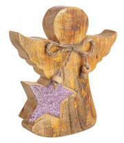 Support en bois naturel pour clarinette Angelo 12x