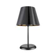 Lampe à poser Verda ASZ1212 en métal et abat-jour en tissu noir