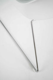 2x Poltrona in polipropilene grigio chiaro 85 cm x 74 cm H. 86 cm