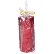 Bougie à la paraffine rouge cm ø7h15