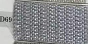 Tiroir en polyester gris 1-7 avec poignées en métal cm38x28h21