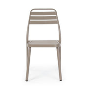 Chaise d'extérieur gris tourterelle Lennie