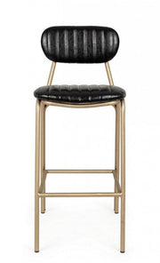 Bar vintage tabouret addy noir 41x51x100h cm