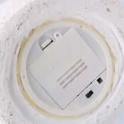 Bonhomme de neige en résine avec lanterne blanche avec led cm37x19h44