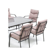 Ensemble repas Coussins de chaise beige anthracite MADAGASCAR