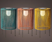 Lampe solaire de table en fer