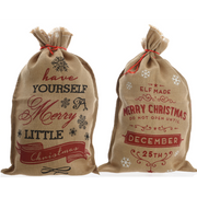 Sack cadeau attribué H 80 cm