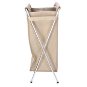 Panier pliable en tissu de sac beige cm 29x33.5h66