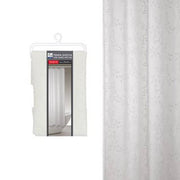 Rideau de douche à motif de branches géométriques en tissu, mesurant 240 x 200 cm.