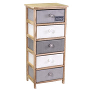 Commode Brenda bouton 5 tiroirs cm40x29xh90