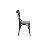 Chaise Retro Black Elm Cross