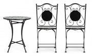 Promo set table Positano avec chaises en fer