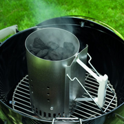 Kit cheminée allumage Weber Rapidfire + briquettes 2 kg + 6 cubes allume-feu 17631