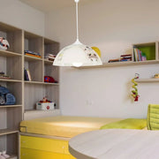 Mufi MDL4164 lampe de chambre en verre blanc avec dessins