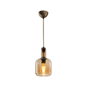 Suspension Boston MDL3554 avec diffuseur en verre fumé