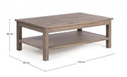 Table basse Brasilia Cm. 110 x 65h