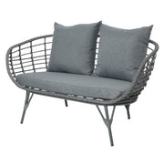 Salon 4 places Evora de couleur grise