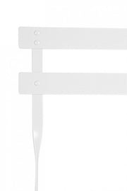 Salon de jardin Bistrot blanc table et chaises bizzotto