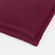 Coussin en tissu Poly bordeaux Banquette 3 places