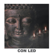 Quadro led bouddha cm40x2,3x40