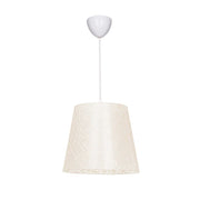 Suspension conique ASZ0778 en tissu beige