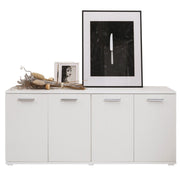 Meubles de salon blanc multipus en bois en bois 180x80x45 cm