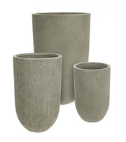 Set 3 grands pots à pinceaux à la sauge