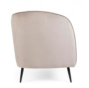 Canapé 2 places effet velours Candis Gris Clair