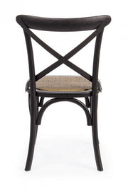 Chaise Retro Black Elm Cross
