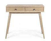 Alannis Console 2 tiroirs en bois enrolé