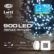 Chaîne linéaire 900 LED blanc froid 36,5m en touret
