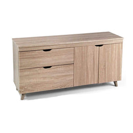 Meubles de chambre basse Porte de télévision bas 140x cm 38 x 62 h Oak