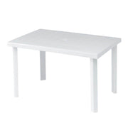 Table rectangulaire pour extérieur 120x80x72 H cm blanc Calaf