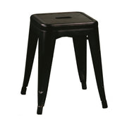 Tabouret Bristol en fer marron cm39x39h45