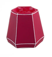 12x Bougie Votive en Forme de Prisme Rouge