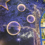 Cercle Ø37cm led Bois Clair